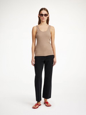 By Malene Birger Anisa Organic Cotton Tank Tops Nomad | UK_BB98016