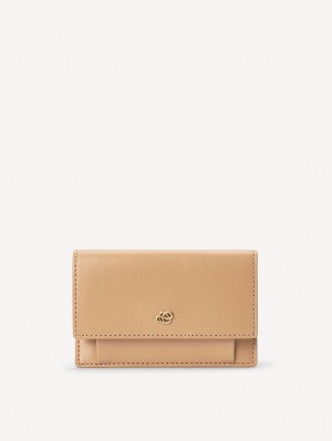 By Malene Birger Aya Leather Wallet Wallets & Cardholders Sand | UK_BB86097