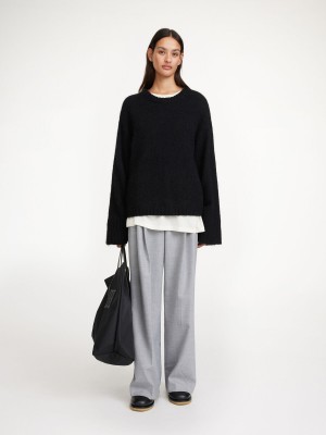 By Malene Birger Cierra Sweater Knitwear Black | UK_BB62913