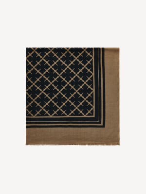 By Malene Birger Cornelis Wool Scarves Light Brown | UK_BB90477