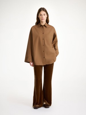 By Malene Birger Derris Organic Cotton Shirts Bison | UK_BB52996