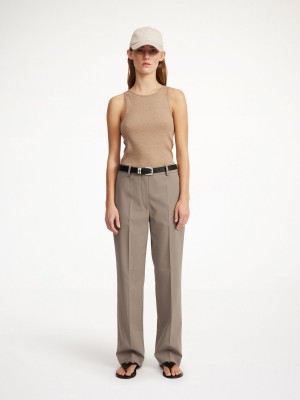 By Malene Birger Igda Straight-leg Trousers Shitake | UK_BB97202