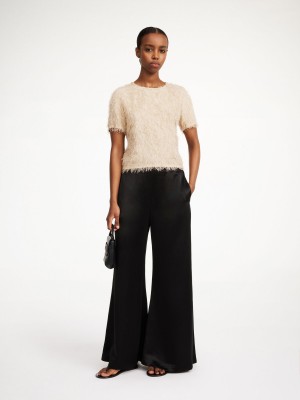 By Malene Birger Lucee Flared Trousers Black | UK_BB81842