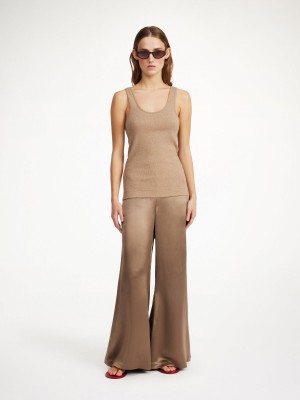 By Malene Birger Lucee Flared Trousers Shitake | UK_BB33404