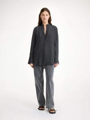 By Malene Birger Mabillon Shirts Mono lined 050 | UK_BB42274