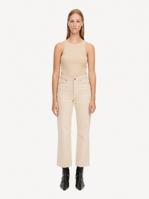 By Malene Birger Milium Organic Cotton Trousers Mojave Desert | UK_BB95556