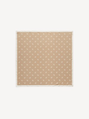 By Malene Birger Monnas Silk Scarves Dark Sand | UK_BB51313