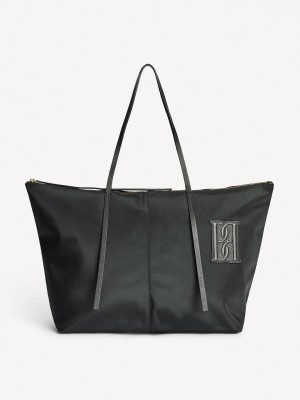 By Malene Birger Nabelle Medium Tote Bags Black | UK_BB27609