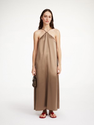 By Malene Birger Reganne Maxi Dress Shitake | UK_BB52936