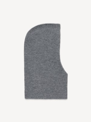 By Malene Birger Renima Balaclava Other Accessories Grey Melange | UK_BB41577