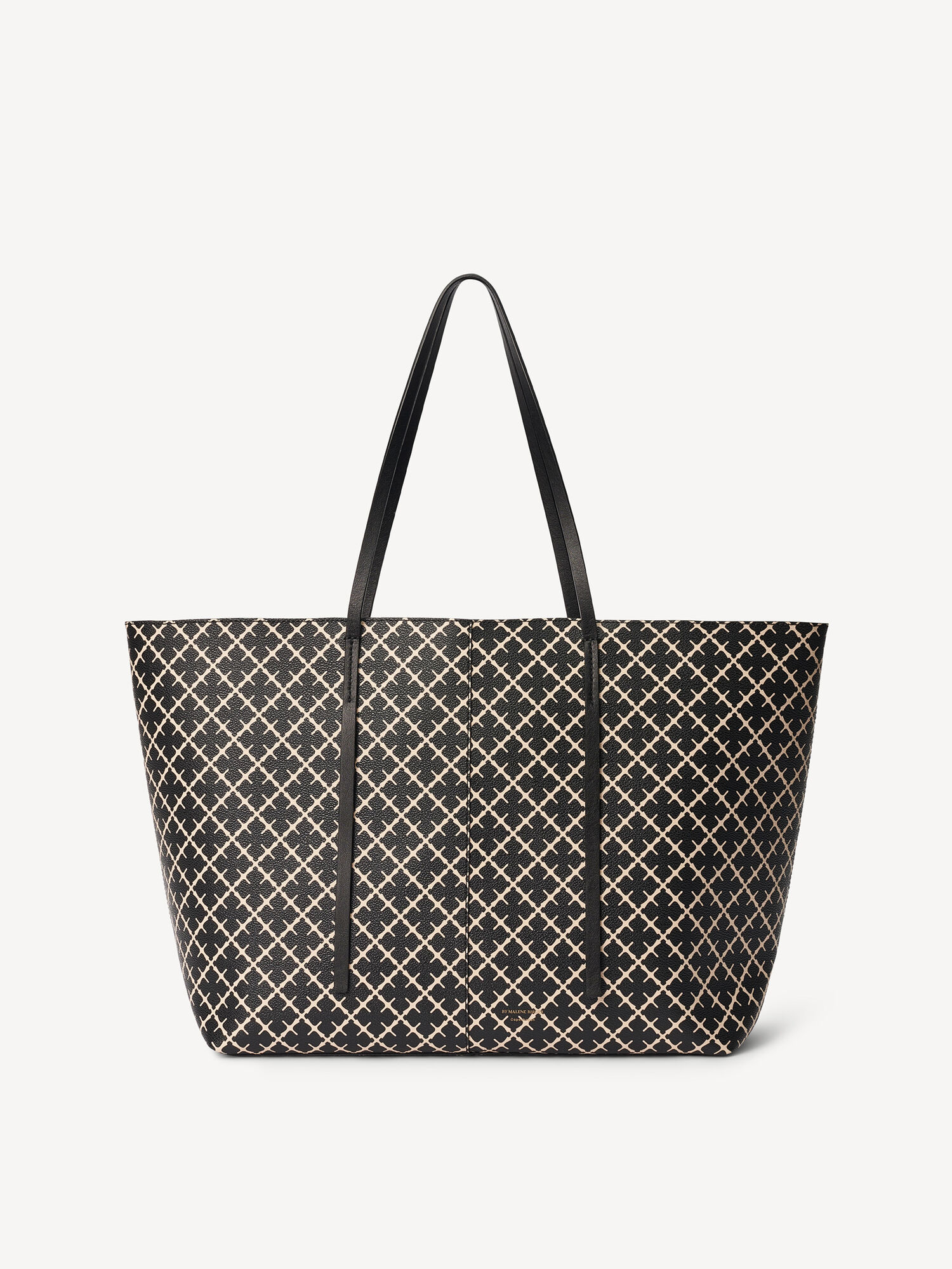 By Malene Birger Abi Printed Tote Bags Black | UK_BB99634