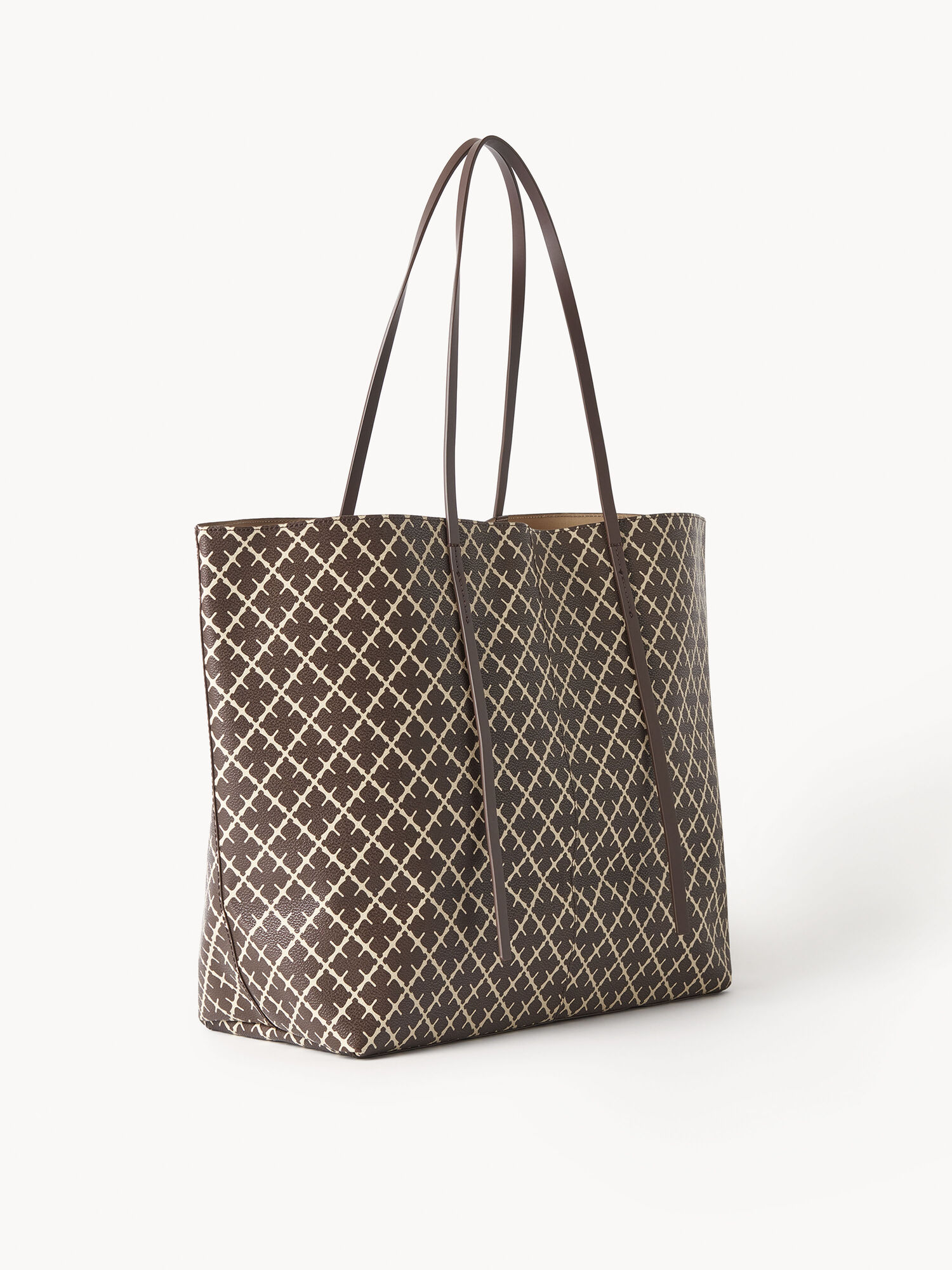 By Malene Birger Abi Printed Tote Bags Warm brown | UK_BB82348