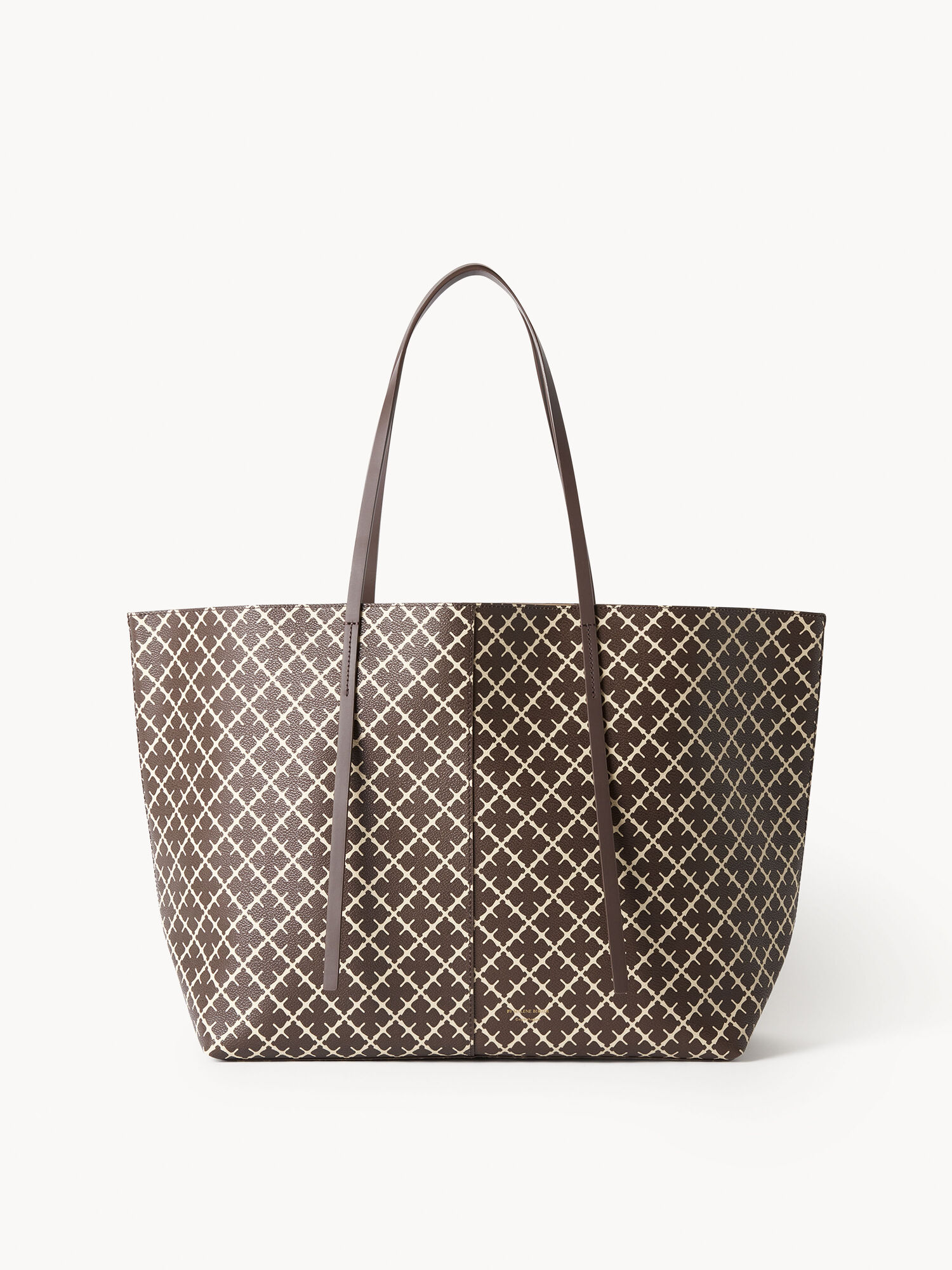 By Malene Birger Abi Printed Tote Bags Warm brown | UK_BB82348