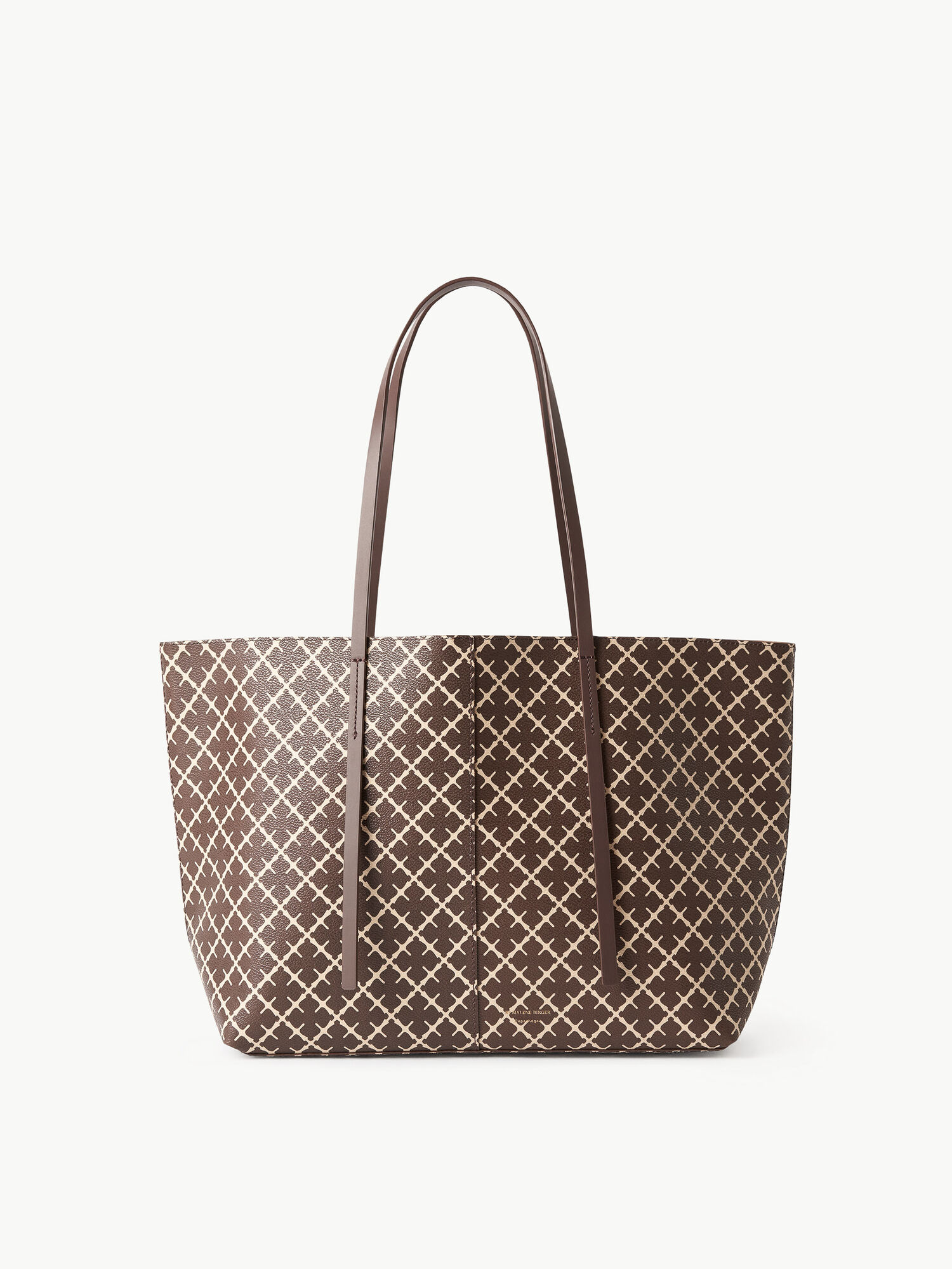 By Malene Birger Abigail Printed Tote Bags Warm brown | UK_BB13313