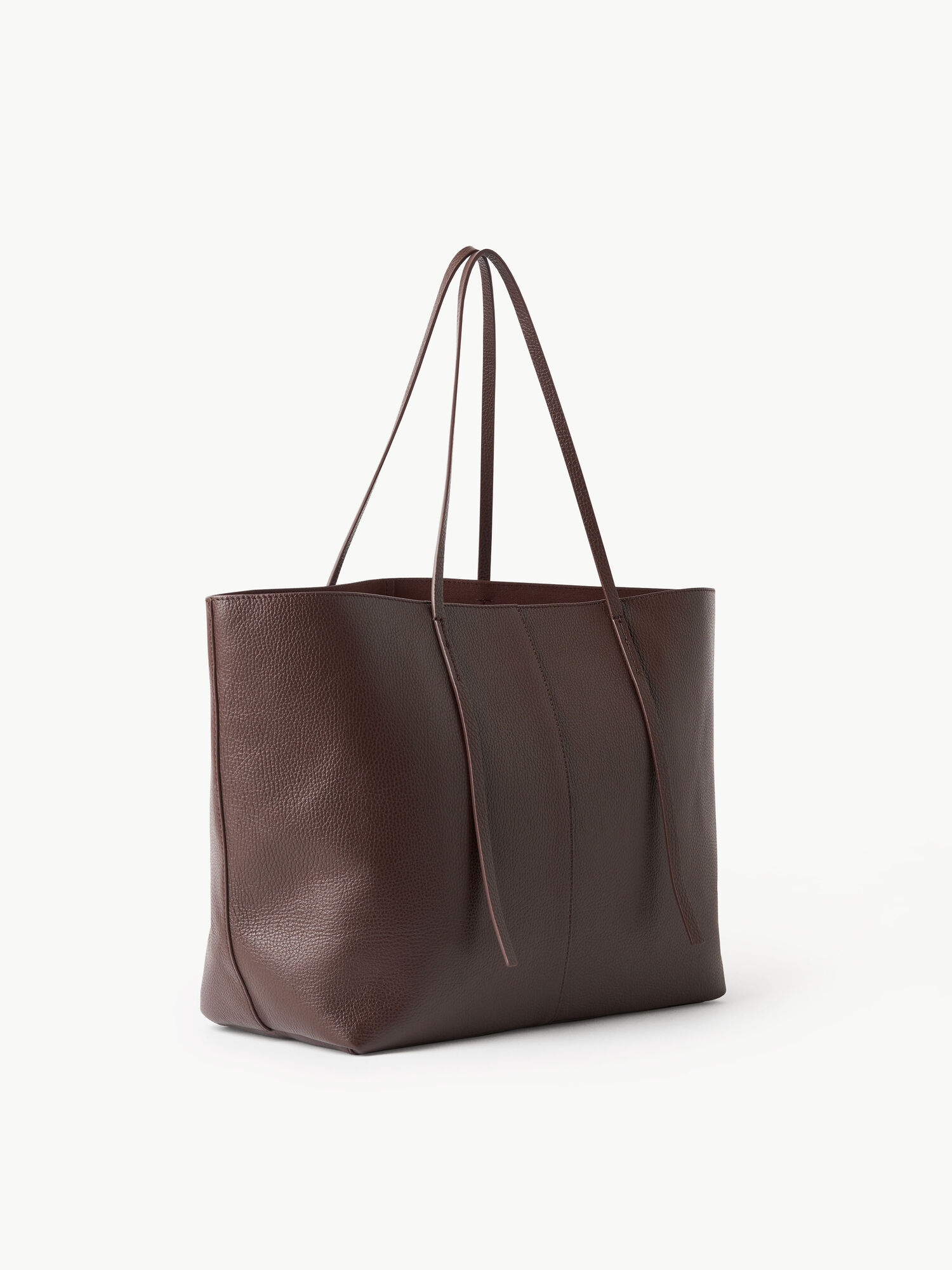 By Malene Birger Abilla Leather Tote Bags Coffee Bean | UK_BB87574