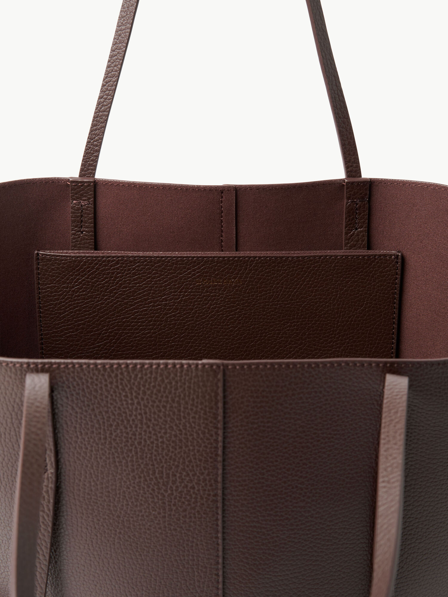 By Malene Birger Abilla Leather Tote Bags Coffee Bean | UK_BB87574