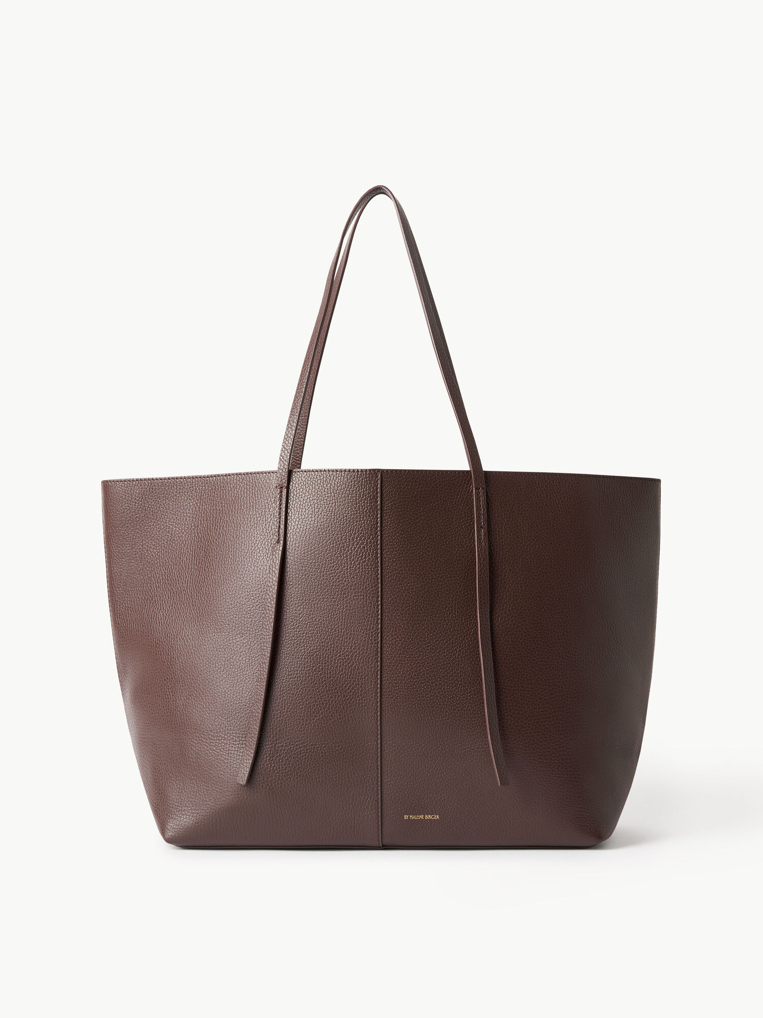 By Malene Birger Abilla Leather Tote Bags Coffee Bean | UK_BB87574