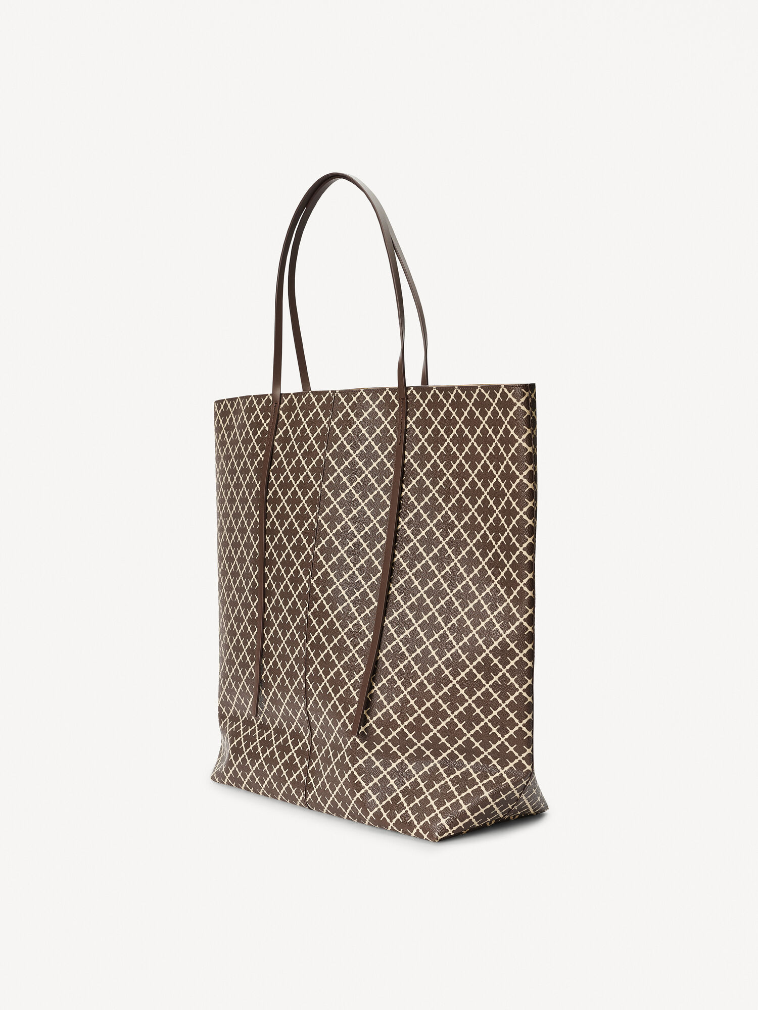 By Malene Birger Abrille Printed Tote Bags Warm brown | UK_BB60096