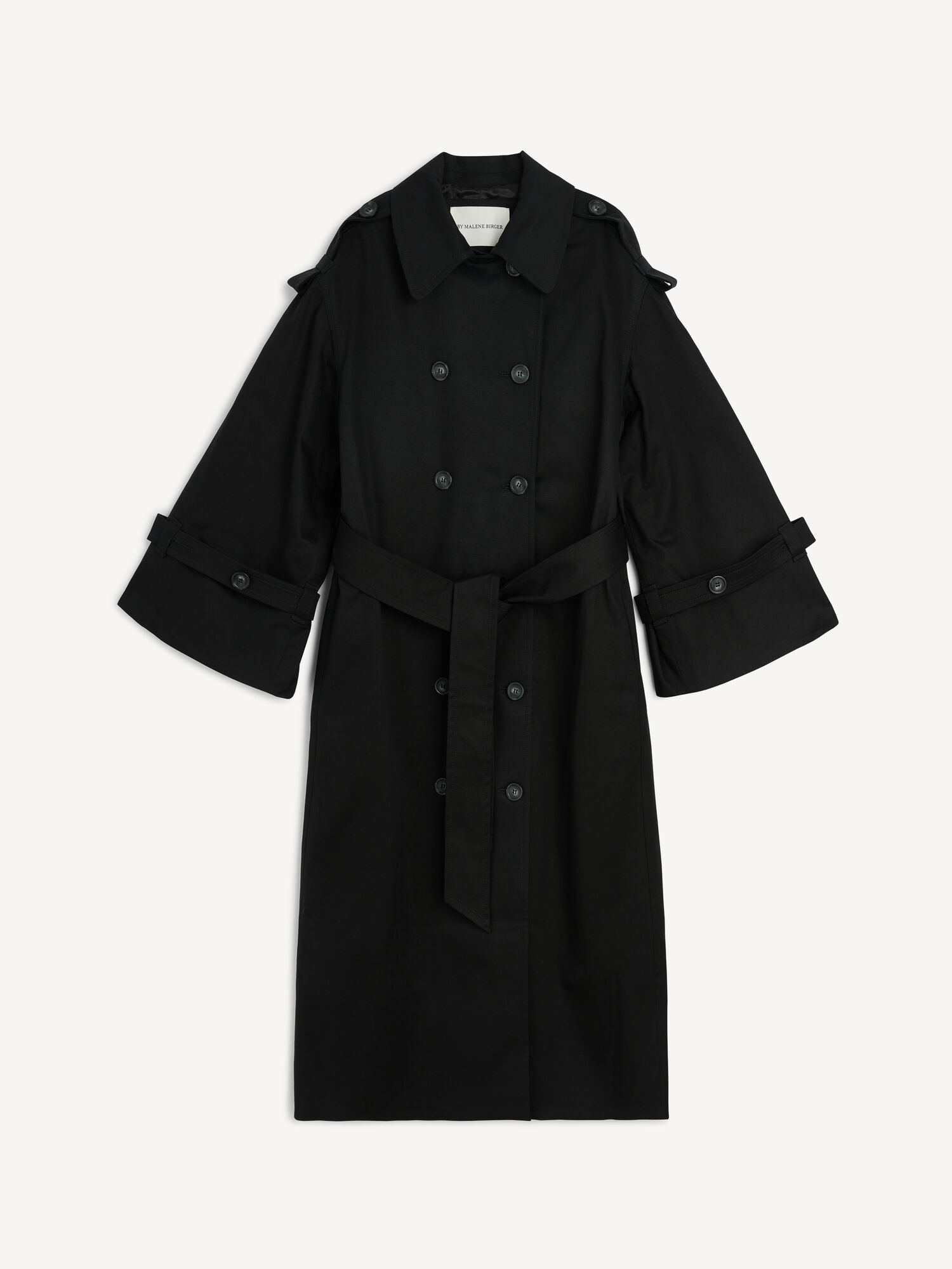 By Malene Birger Alanis Trench Jackets Black | UK_BB51768