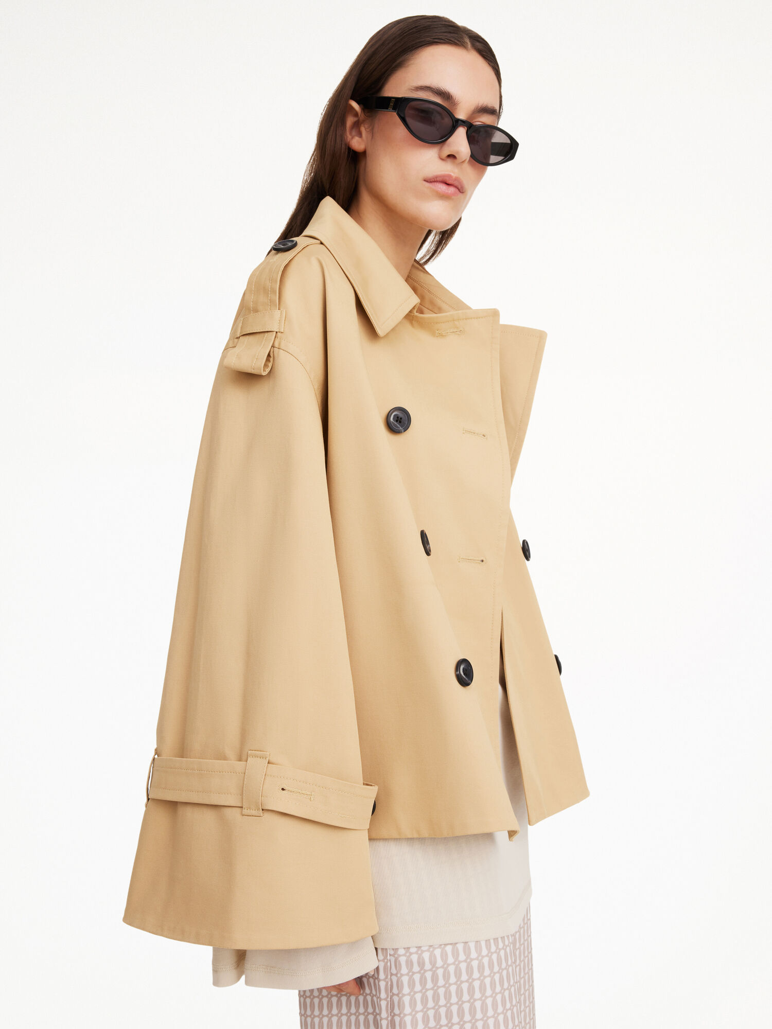 By Malene Birger Alisandra Trench Jackets Sand Beige | UK_BB30440