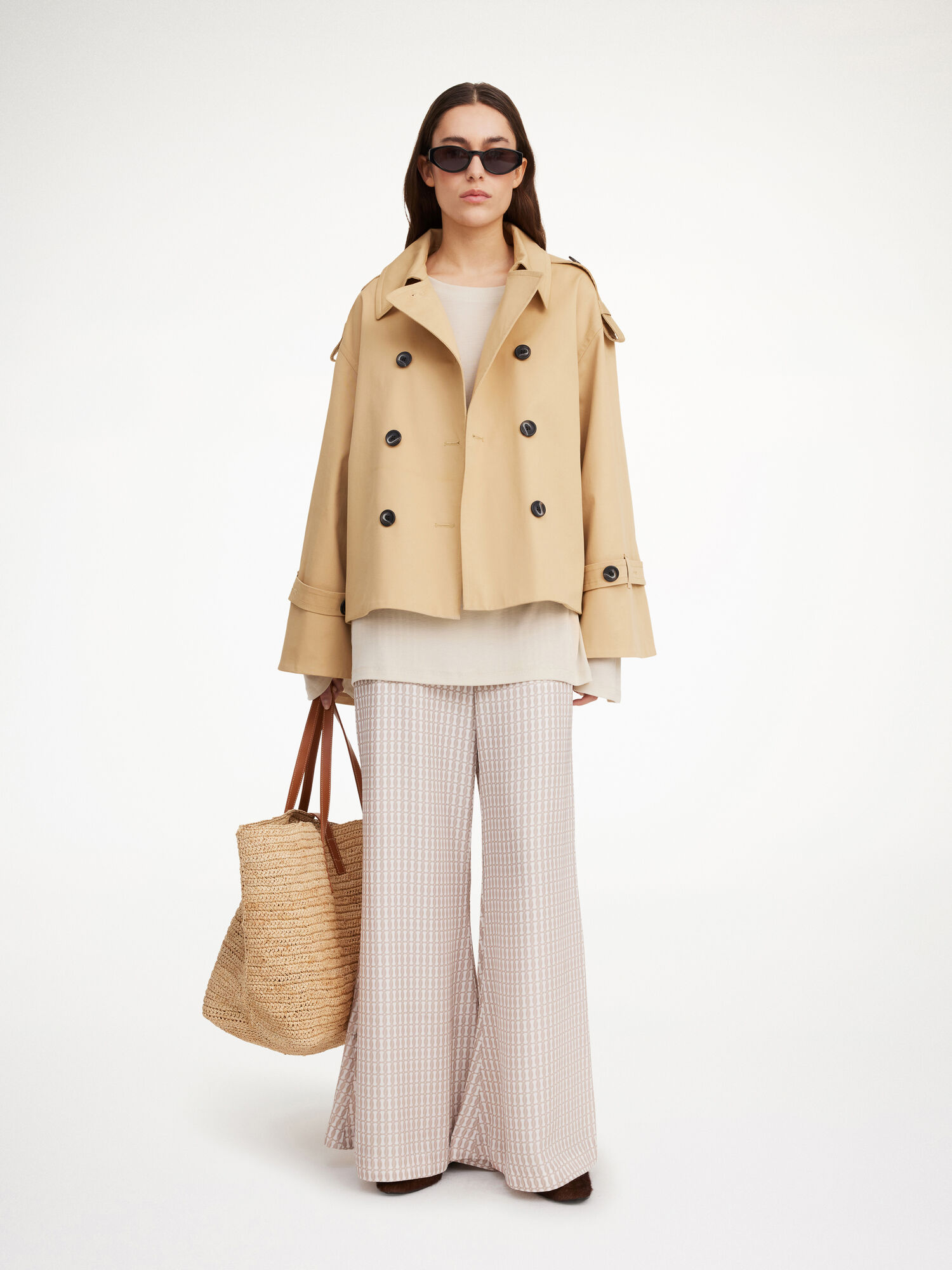 By Malene Birger Alisandra Trench Jackets Sand Beige | UK_BB30440