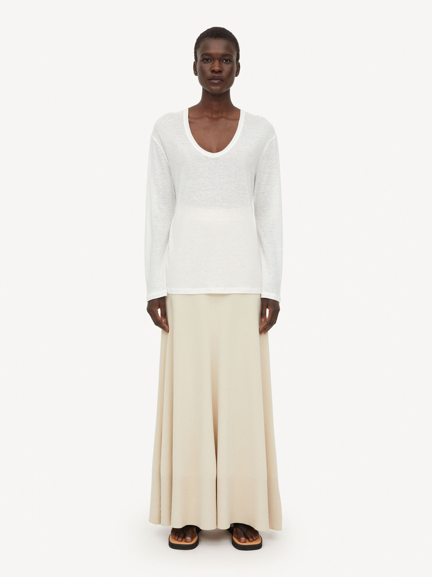 By Malene Birger Amalou Tops Soft White | UK_BB30641