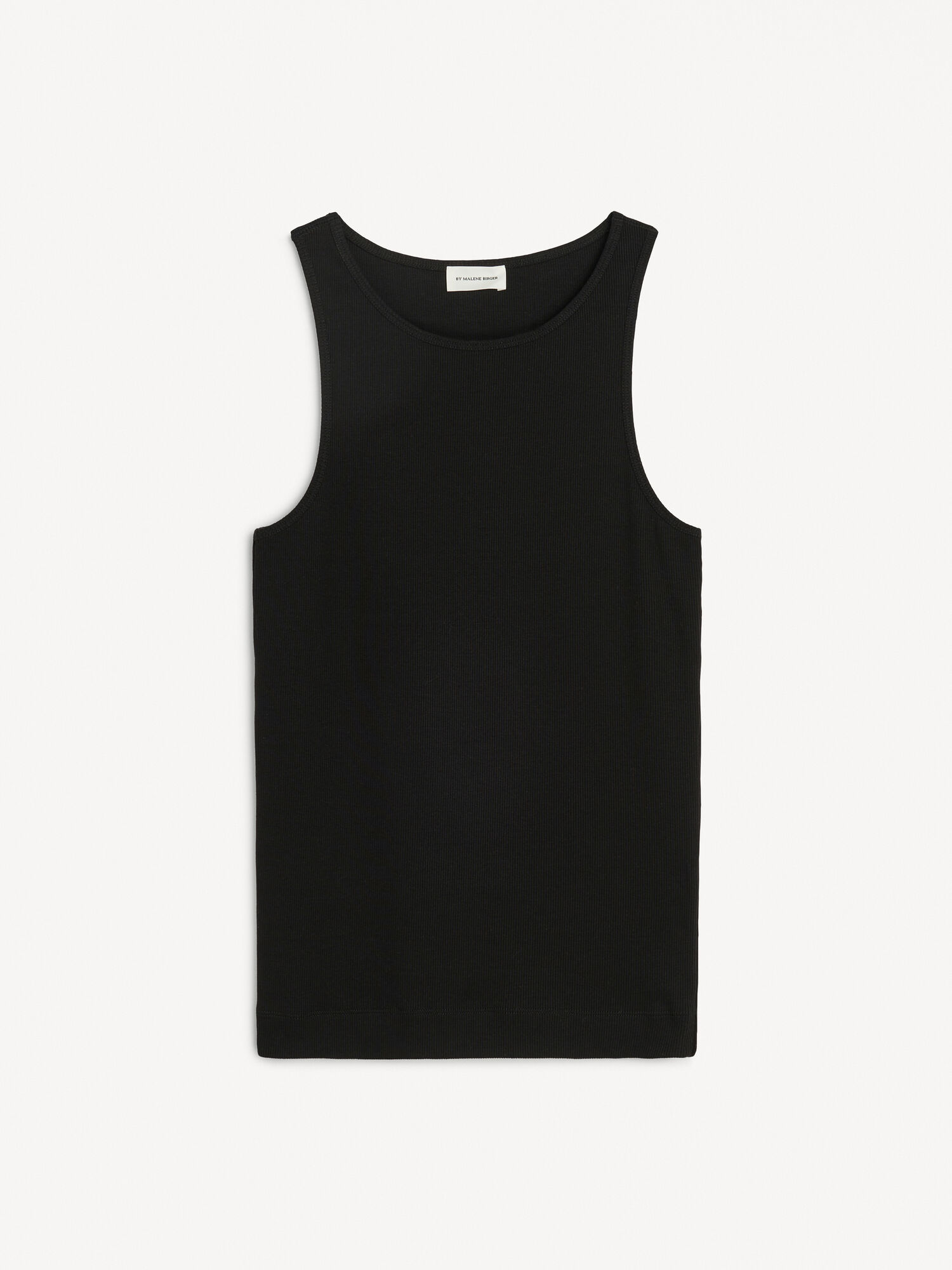 By Malene Birger Amani Tank Tops Black | UK_BB16769