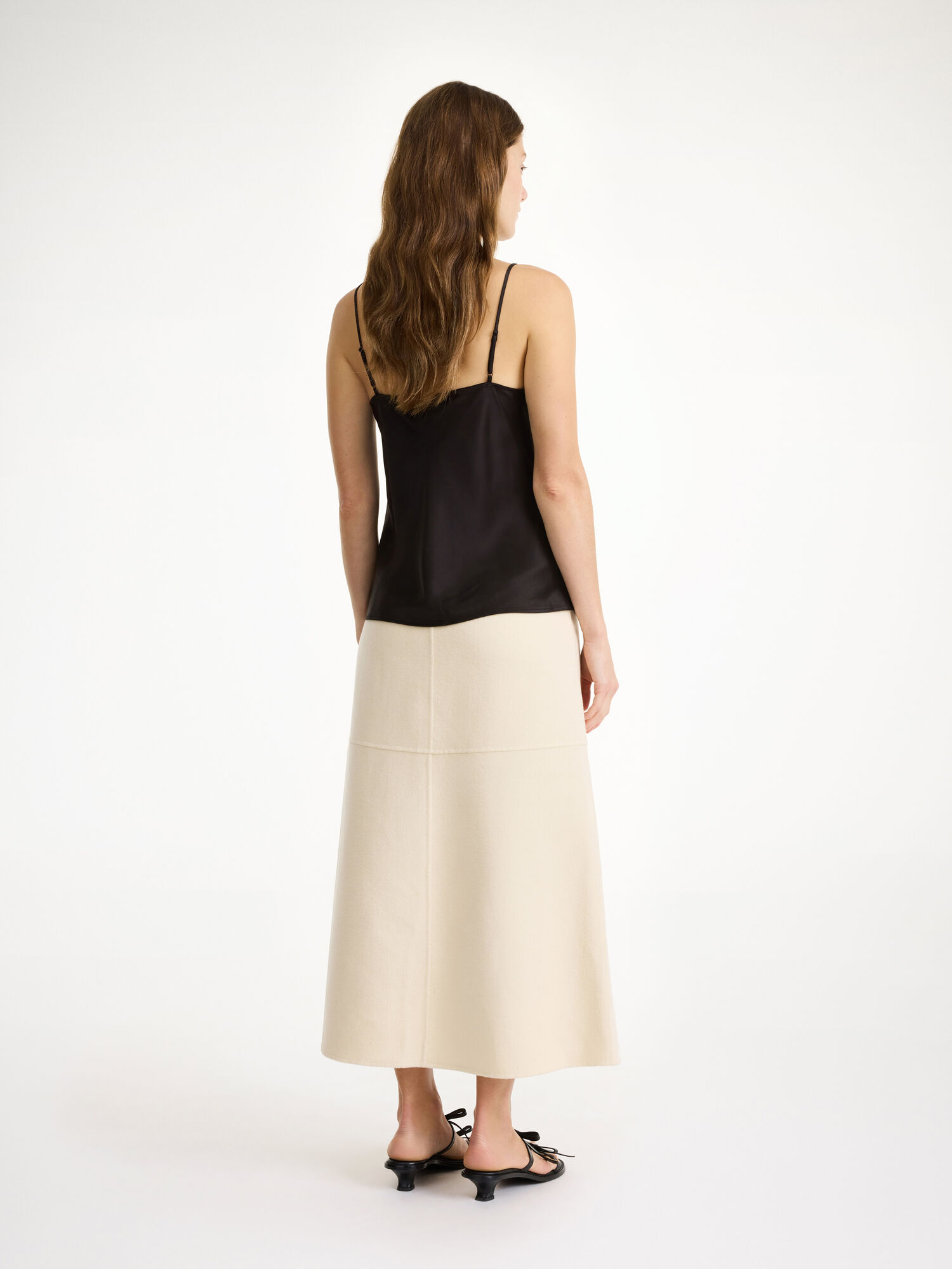 By Malene Birger Angello Wool Midi Skirts Pearl | UK_BB41015