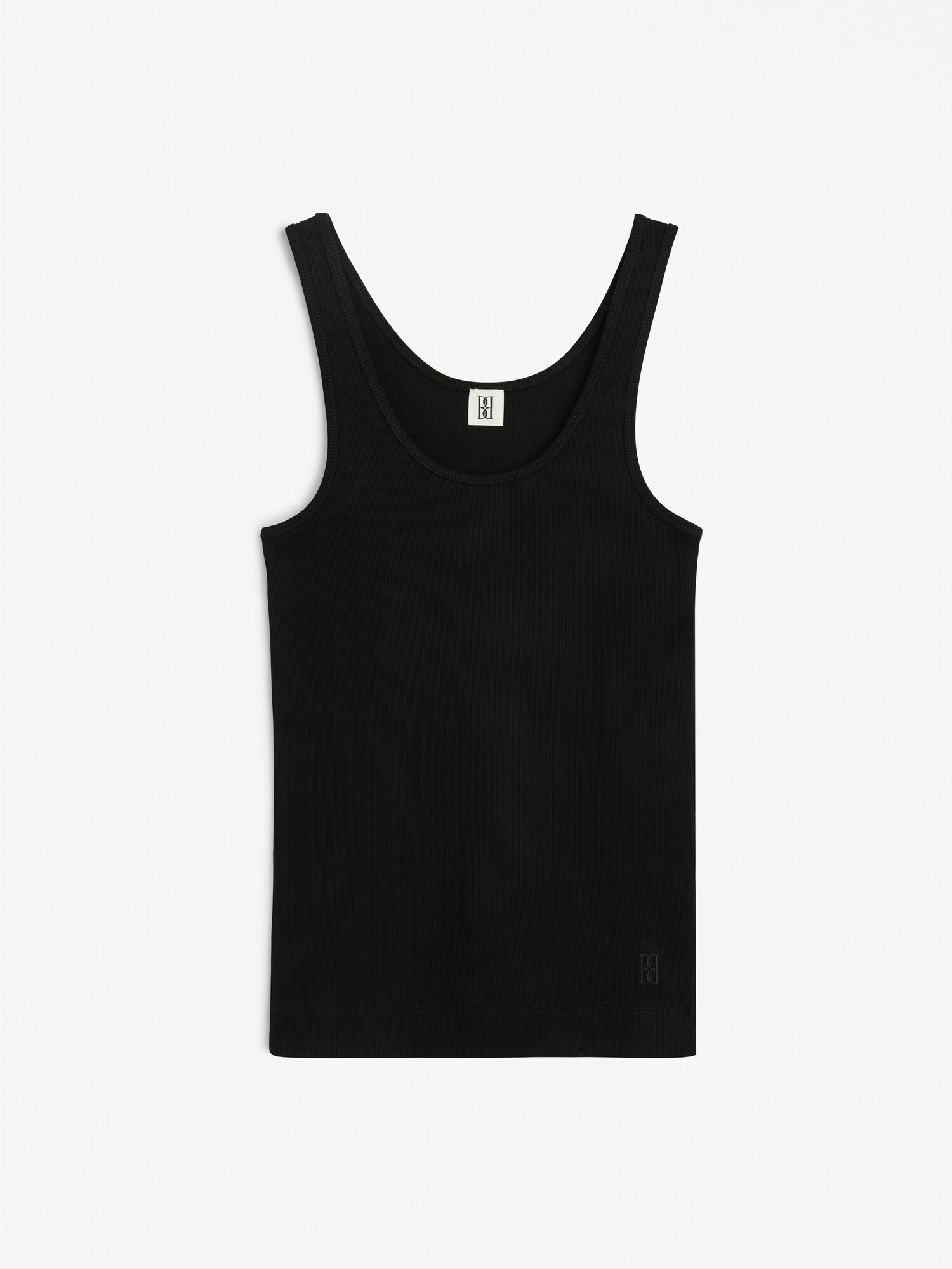 By Malene Birger Anisa Tank Tops Black | UK_BB81260