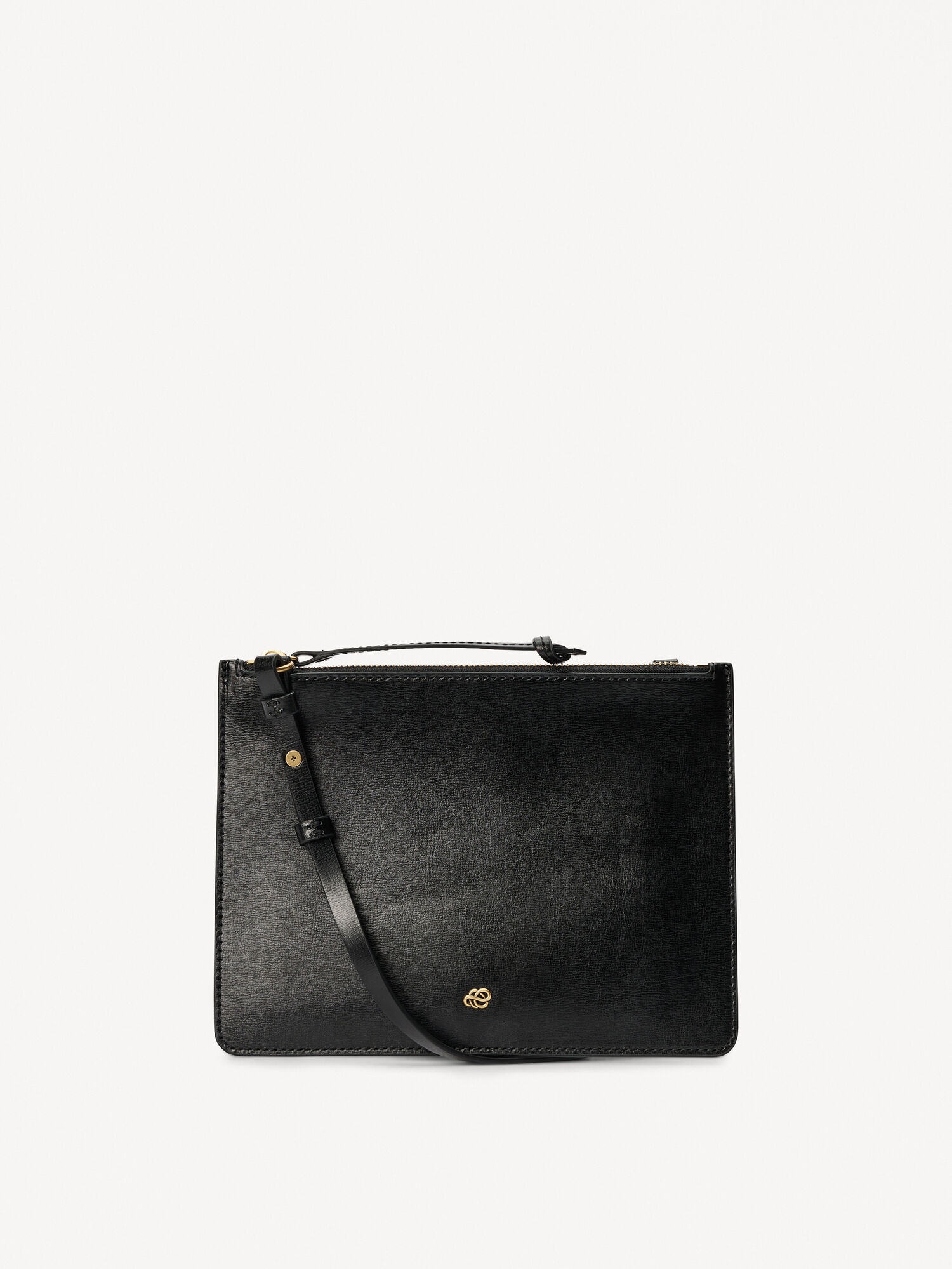 By Malene Birger Aya Leather Purse Bags Black | UK_BB93859