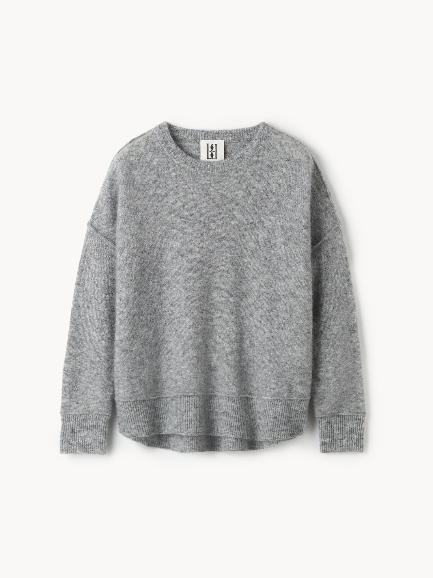 By Malene Birger Biagiorms Sweater Knitwear Grey Melange | UK_BB71954