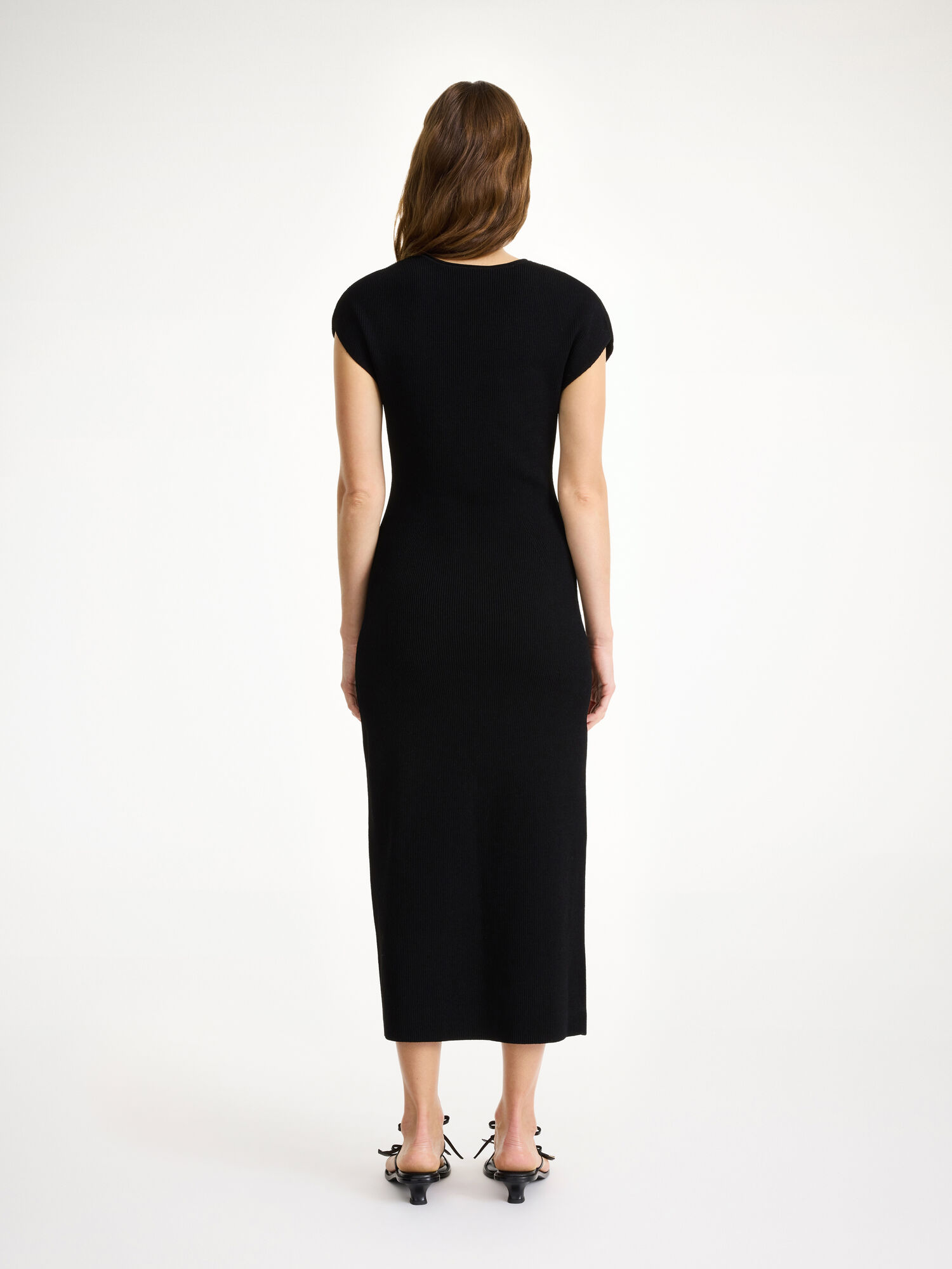 By Malene Birger Bielas Maxi Dress Knitwear Black | UK_BB66219