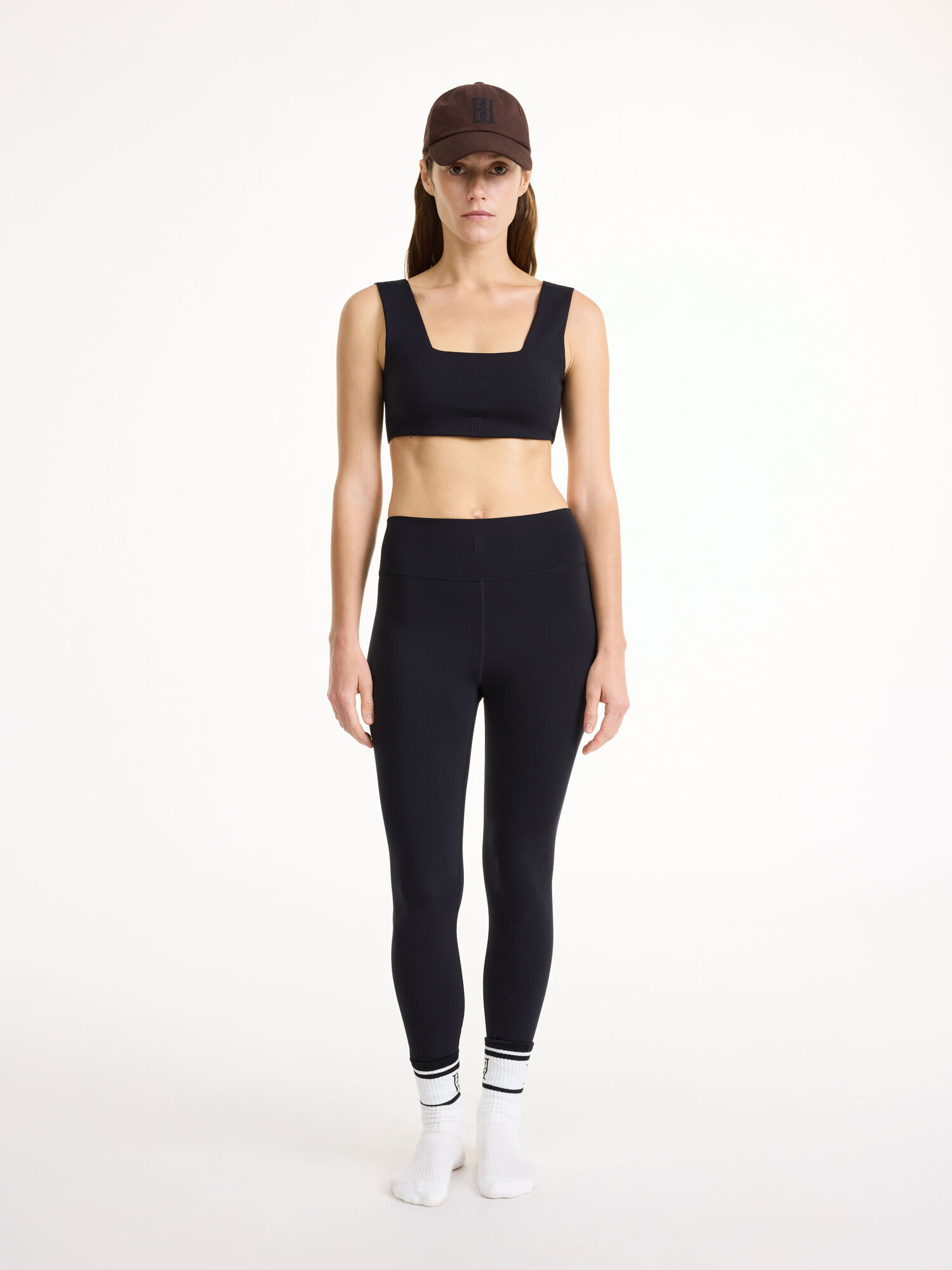 By Malene Birger Braga Athletic Top Athleisure Wear Black | UK_BB76521