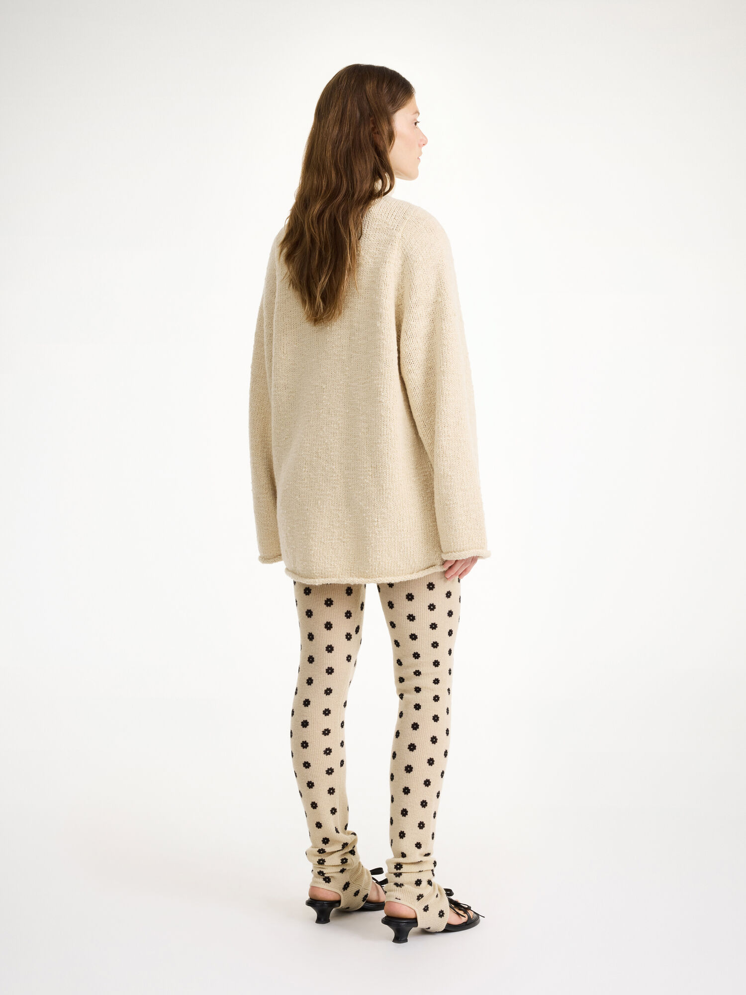 By Malene Birger Breele Wool Leggings Knitwear Graphic flower | UK_BB19549