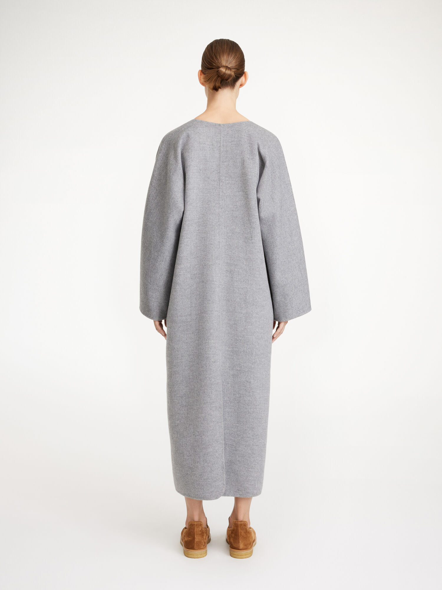 By Malene Birger Cais Maxi Dress Grey Melange | UK_BB42905