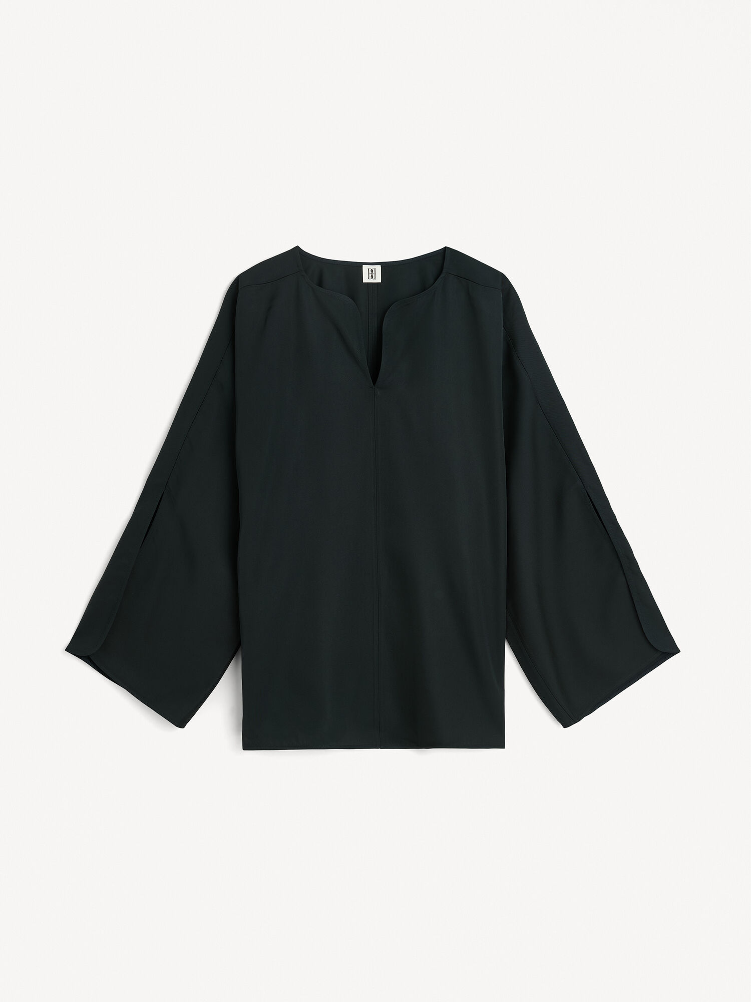 By Malene Birger Calias Tunic-style Blouse Shirts Black | UK_BB19509