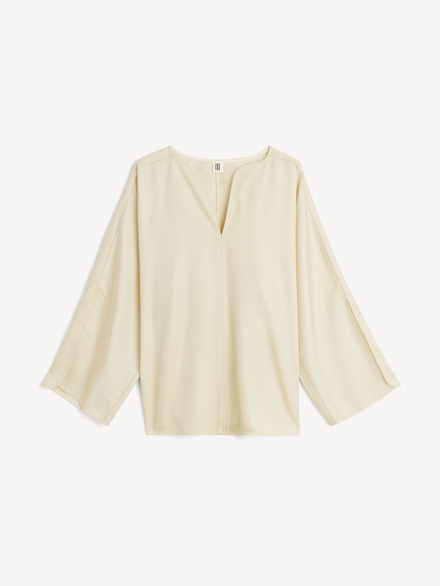 By Malene Birger Calias Tunic-style Blouse Shirts Vanilla Cream | UK_BB58194