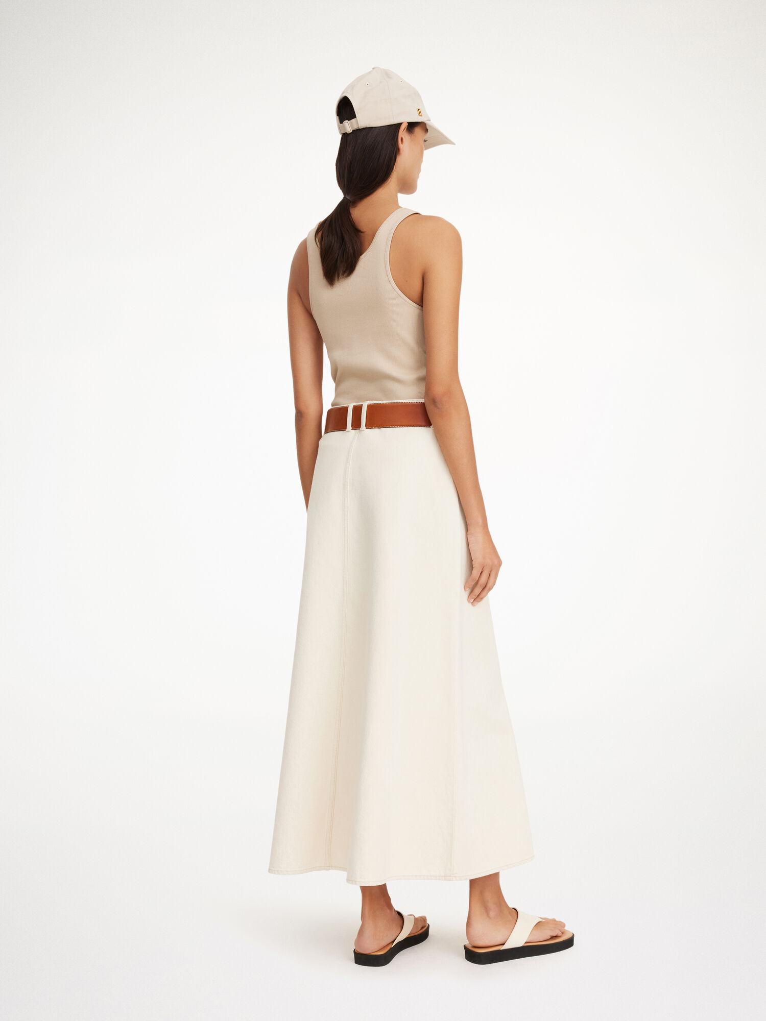 By Malene Birger Carlas Denim Maxi Skirts Mojave Desert | UK_BB61228