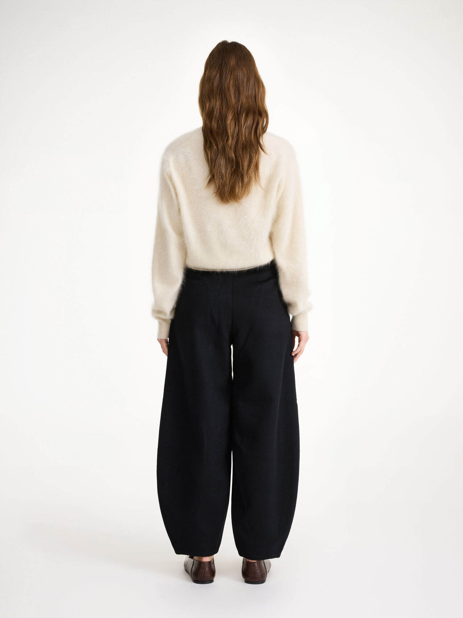 By Malene Birger Carlien Wool Trousers Black | UK_BB64950