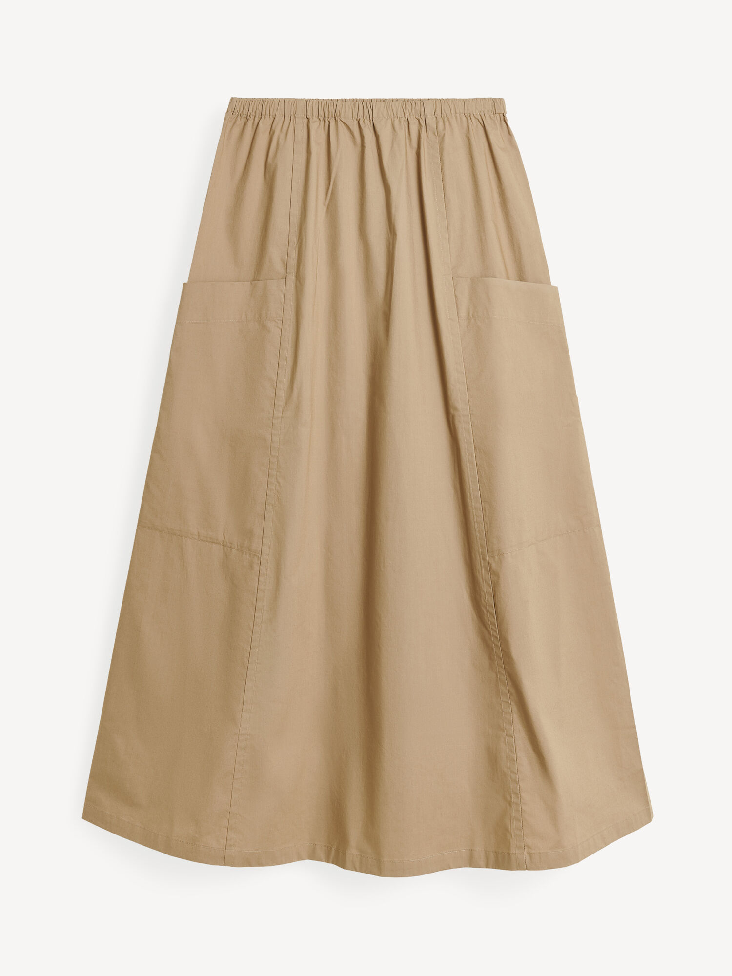 By Malene Birger Catterine Organic Cotton Maxi Skirts Shitake | UK_BB27221