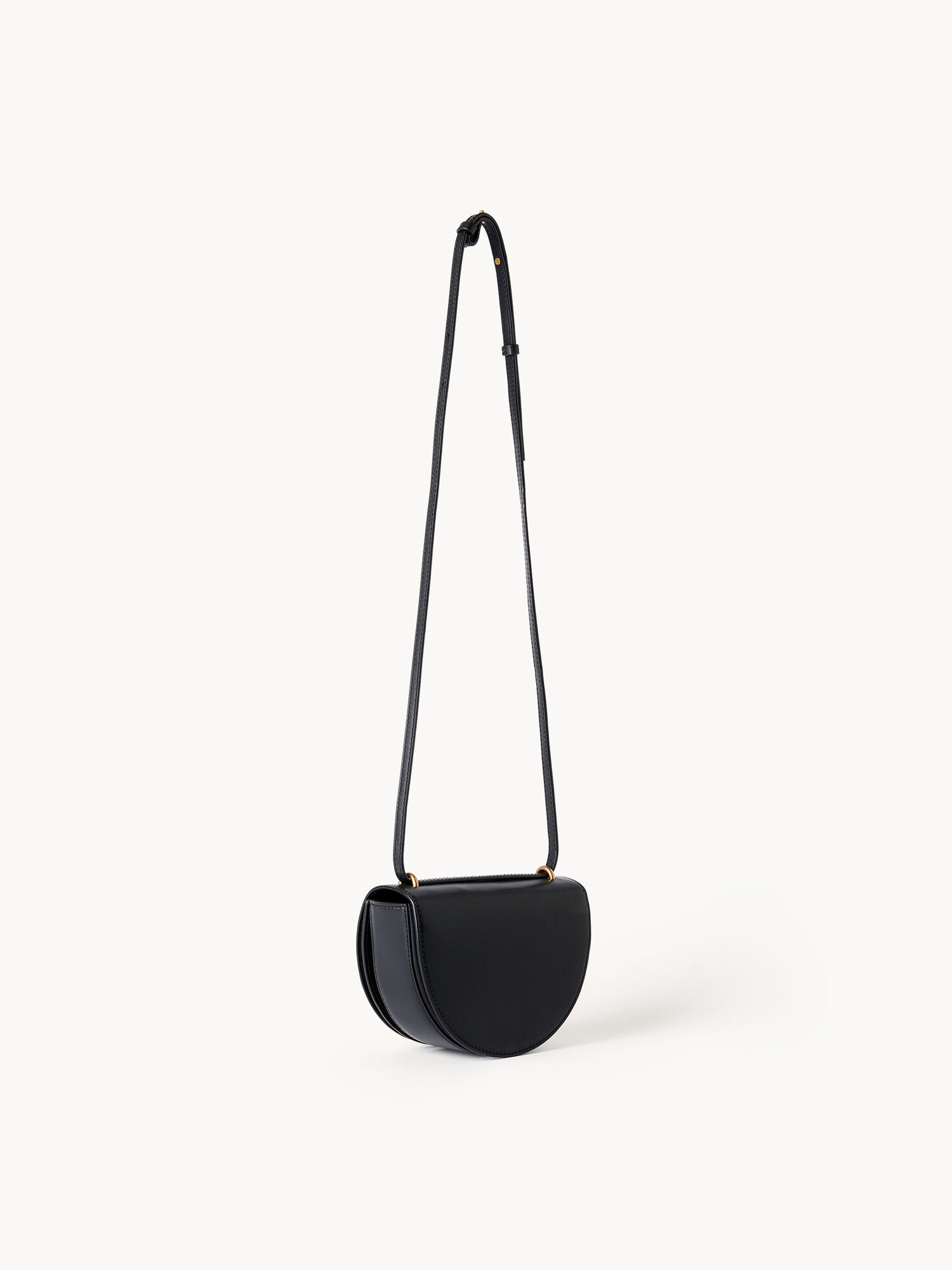 By Malene Birger Cebelle Leather Shoulder Bags Black | UK_BB39168