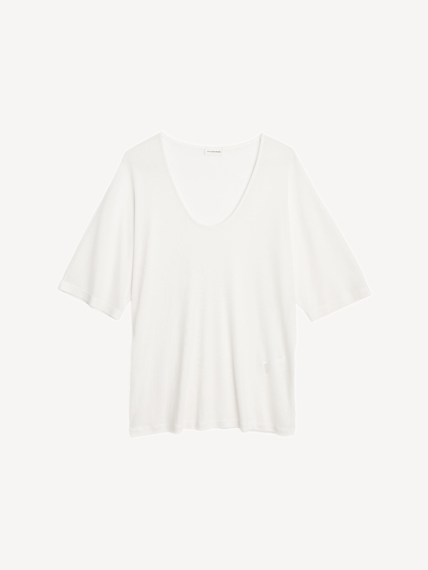 By Malene Birger Cevina Oversized T-shirt Tops Whisper White | UK_BB22973