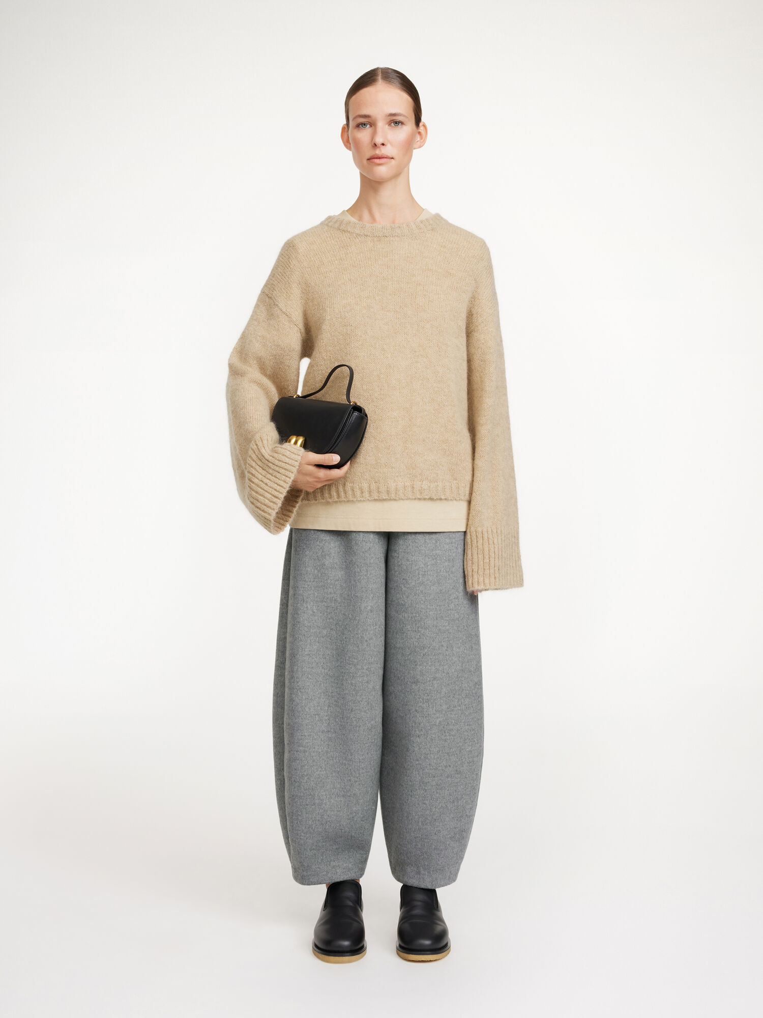 By Malene Birger Cierra Sweater Knitwear Twill Beige | UK_BB99388