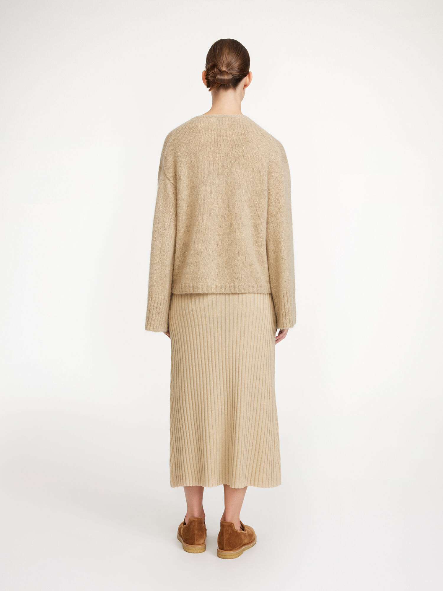 By Malene Birger Cimone Sweater Knitwear Twill Beige | UK_BB96906