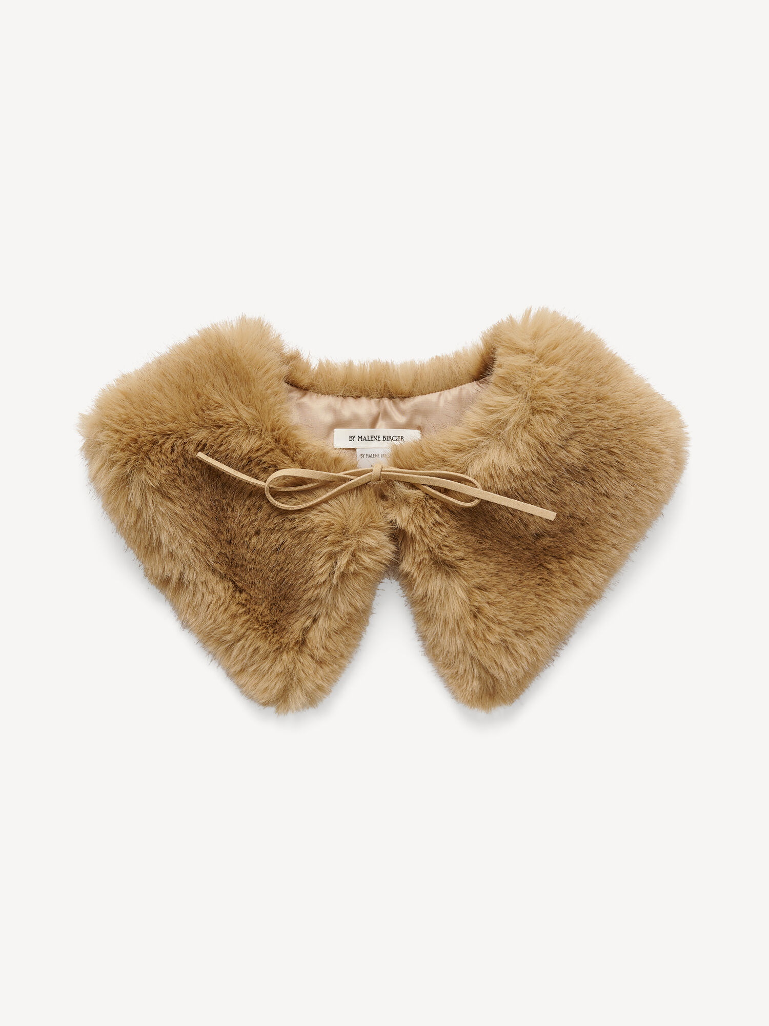 By Malene Birger Cowie Faux Fur Collar Scarves Tannin | UK_BB76446