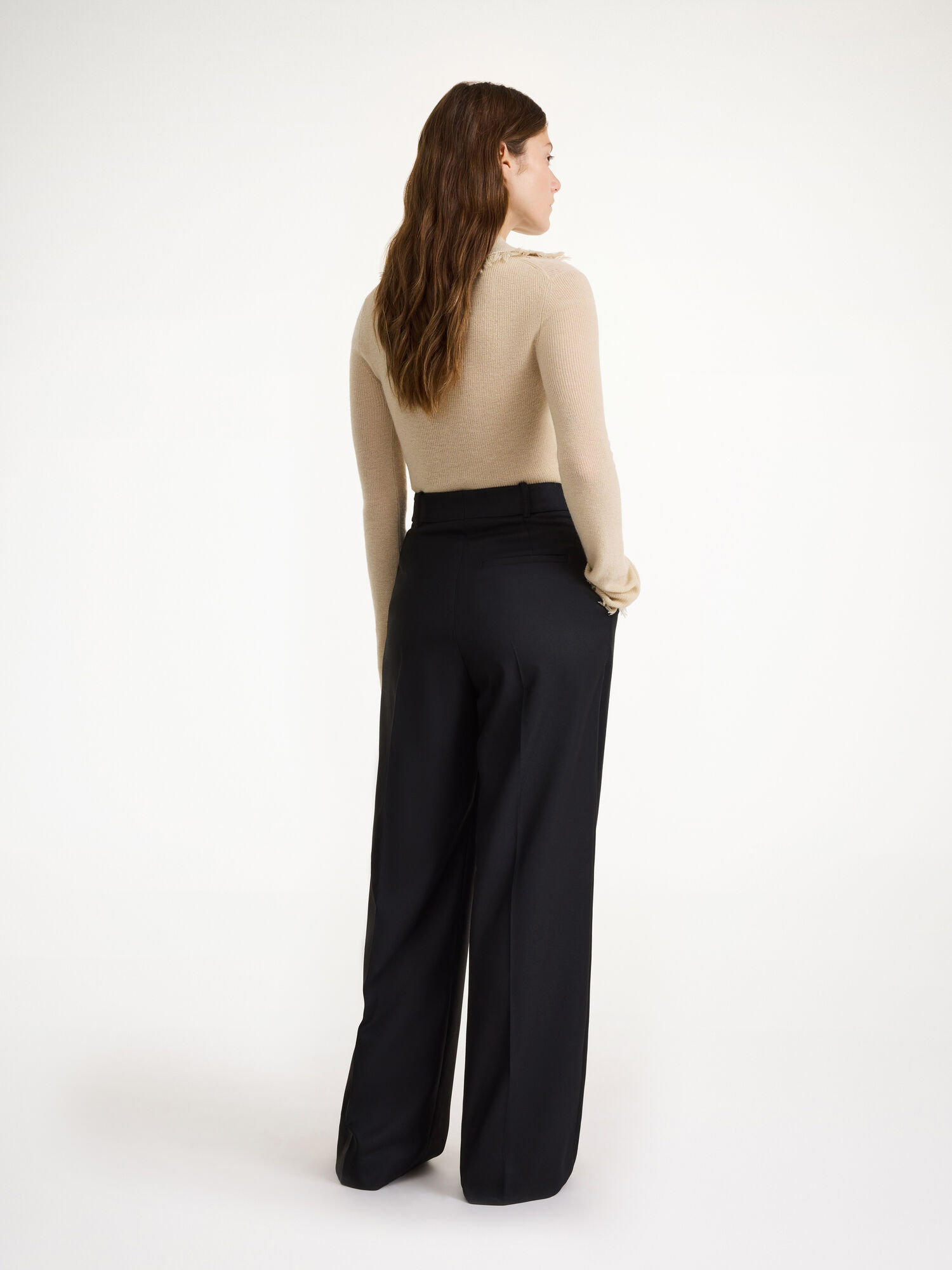 By Malene Birger Cymbaria High-waist Trousers Black | UK_BB39058