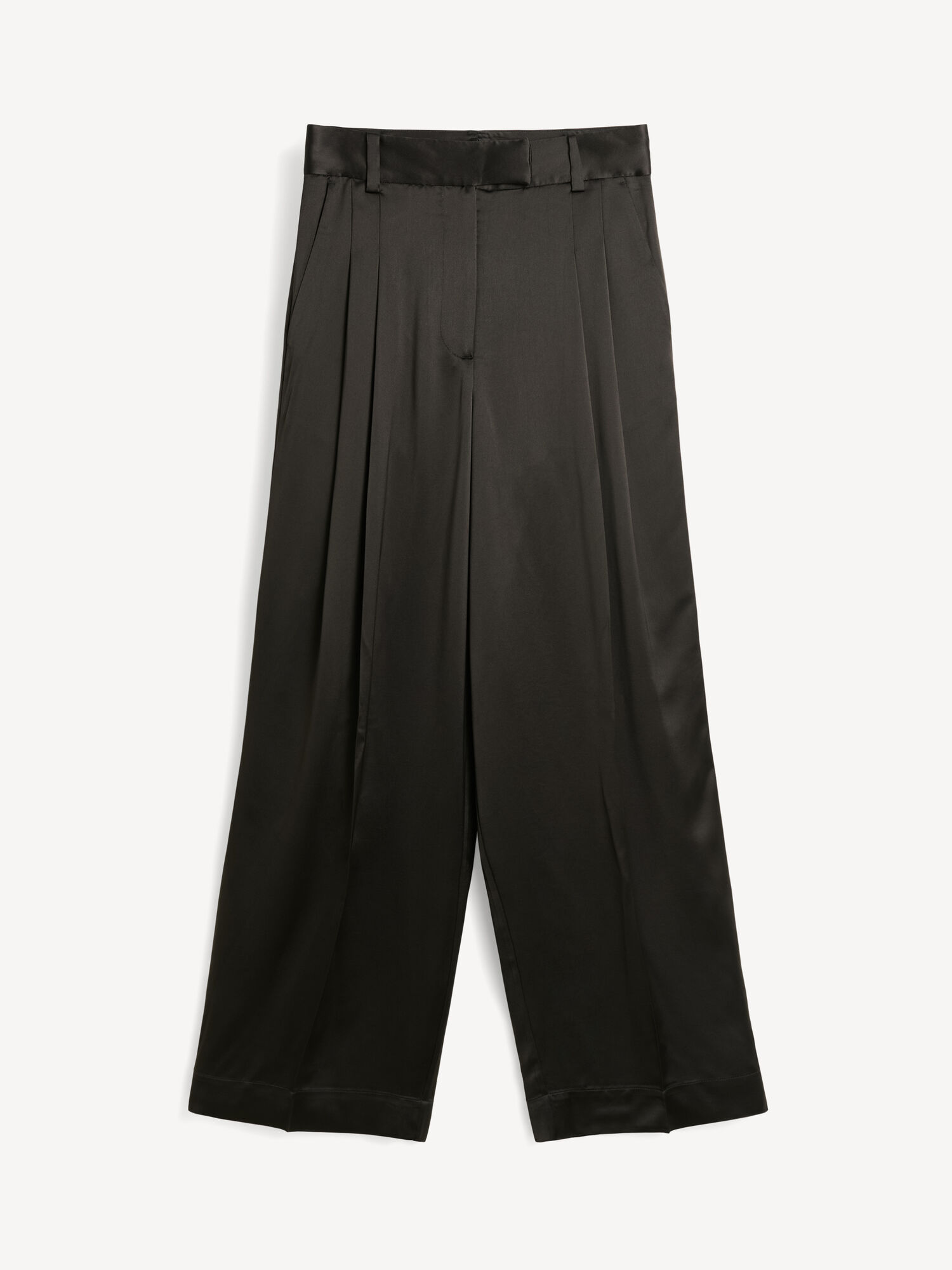 By Malene Birger Cymbaria High-waisted Trousers Black | UK_BB64965