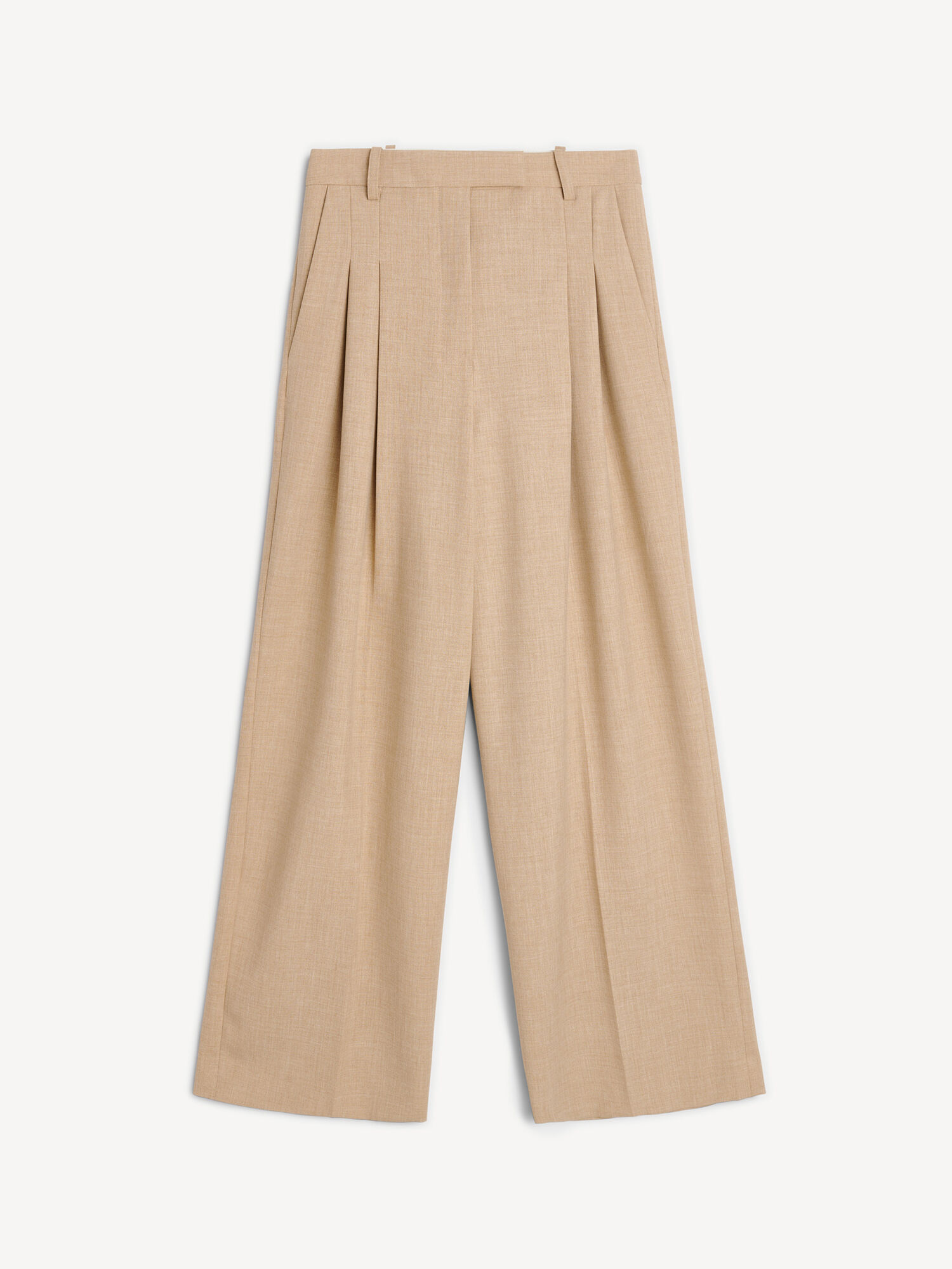 By Malene Birger Cymbaria High-waisted Trousers Cinnamon Brown | UK_BB78844