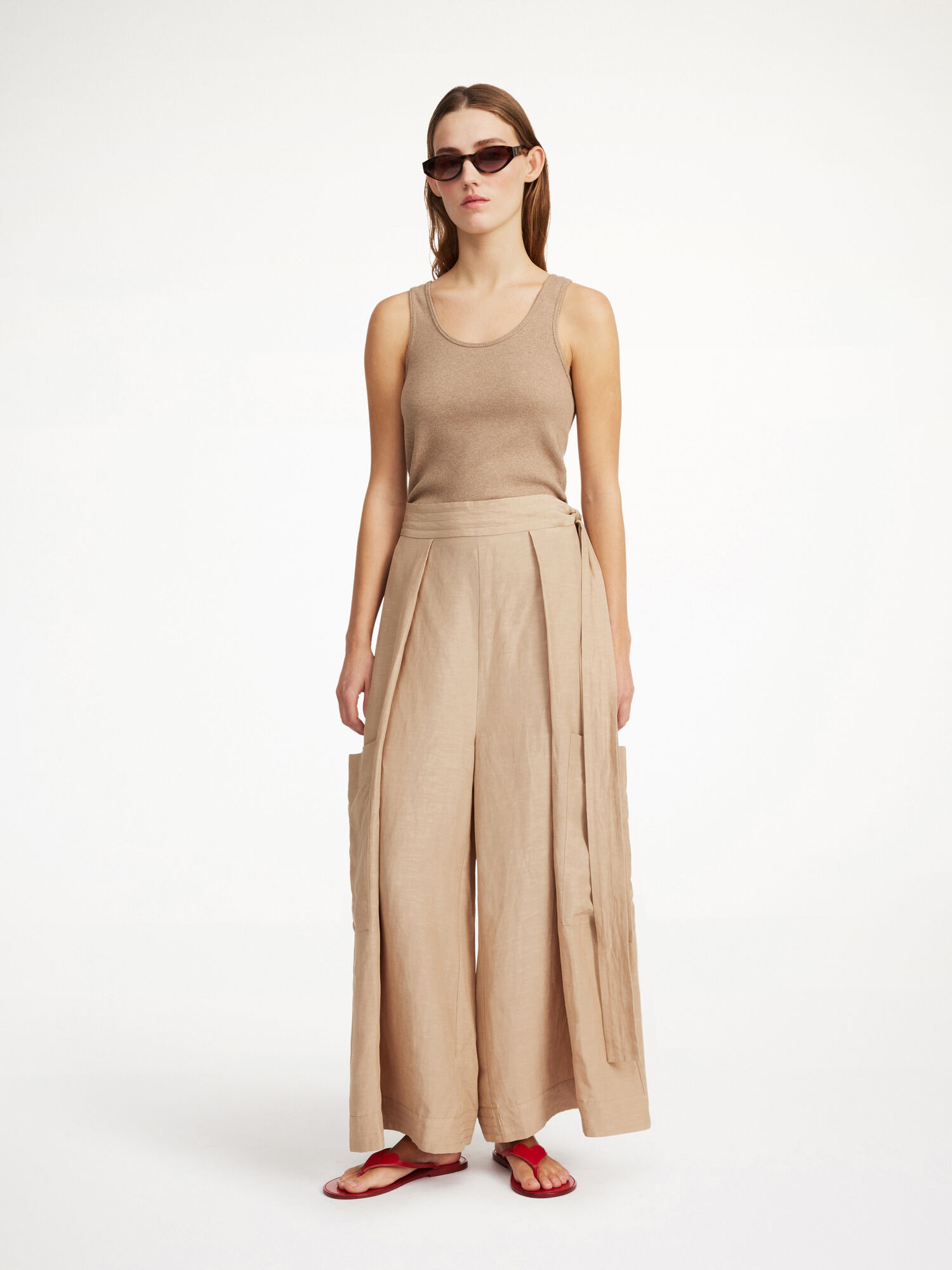 By Malene Birger Darlane Wide-leg Trousers Nomad | UK_BB81322