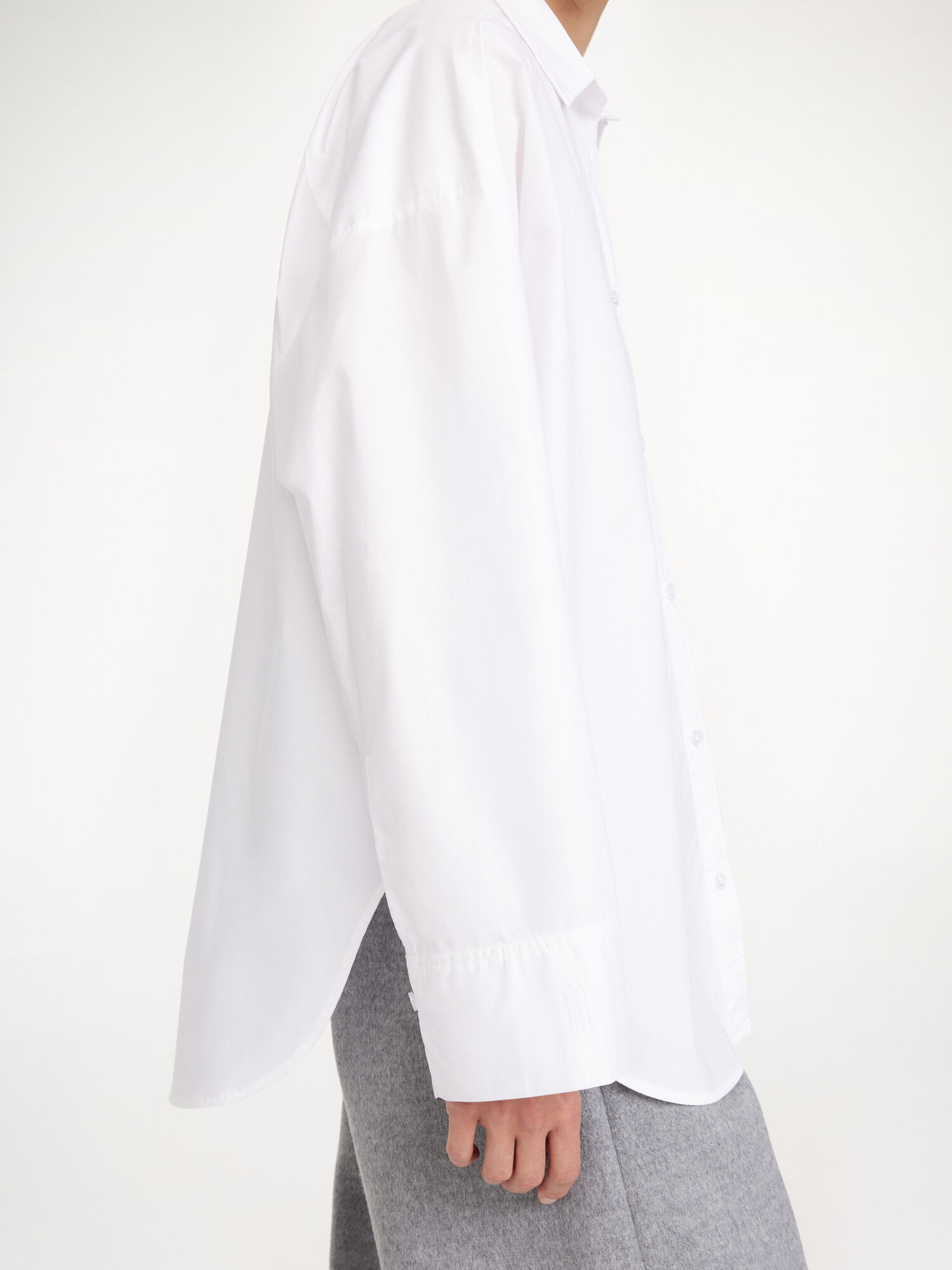 By Malene Birger Derris Organic Cotton Shirts Pure White | UK_BB83714